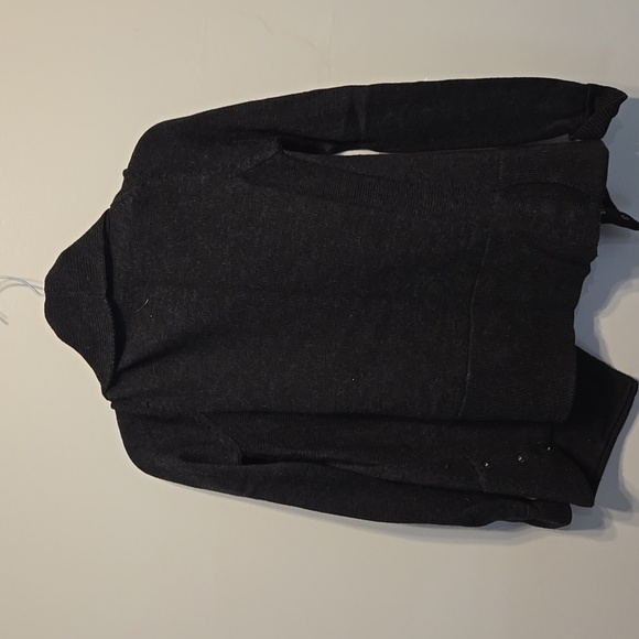 Anthropologie NFPstudio Women 100%Merino Wool Cardigan Open Toe Sweater Sz 2/S - Picture 3 of 8